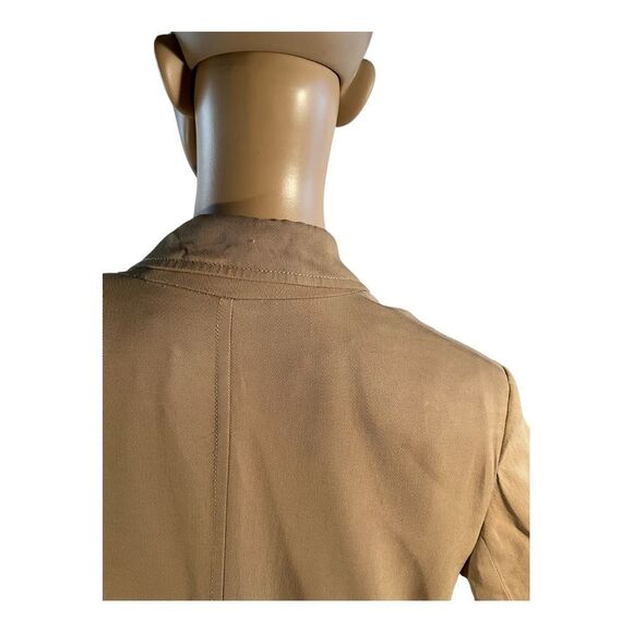 Zara Women’s Flowy Trench Coat Trench beige camel Size Small - Picture 8 of 16